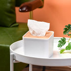 Modern Covered Square Tissue Box – Minimalist Tissue Holder for Home, Office & Living Room