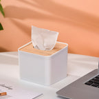 Modern Covered Square Tissue Box – Minimalist Tissue Holder for Home, Office & Living Room