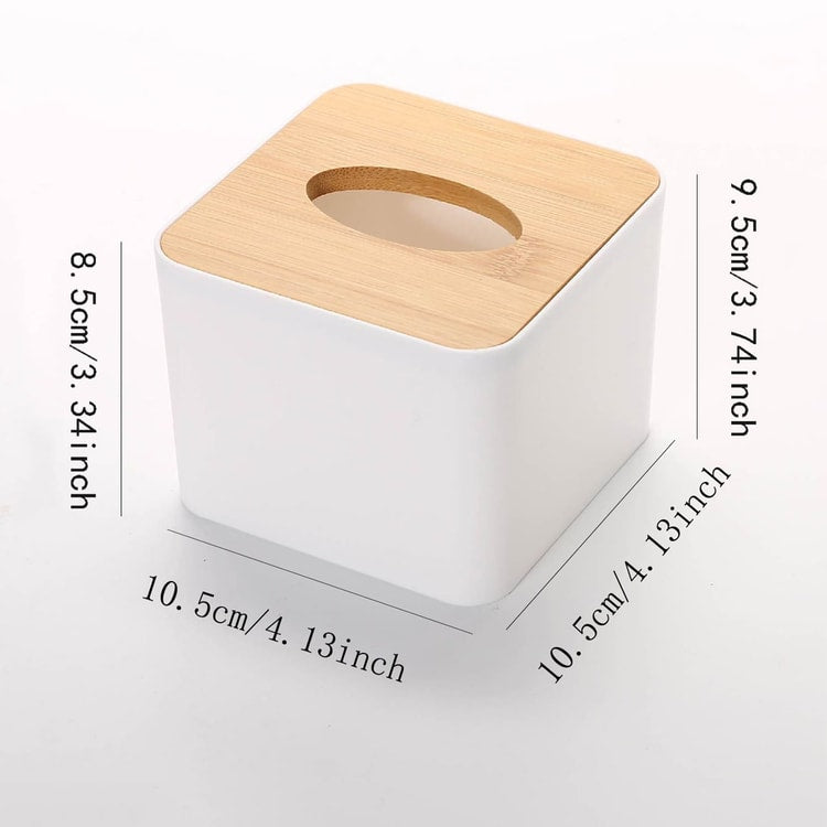 Modern Covered Square Tissue Box – Minimalist Tissue Holder for Home, Office & Living Room