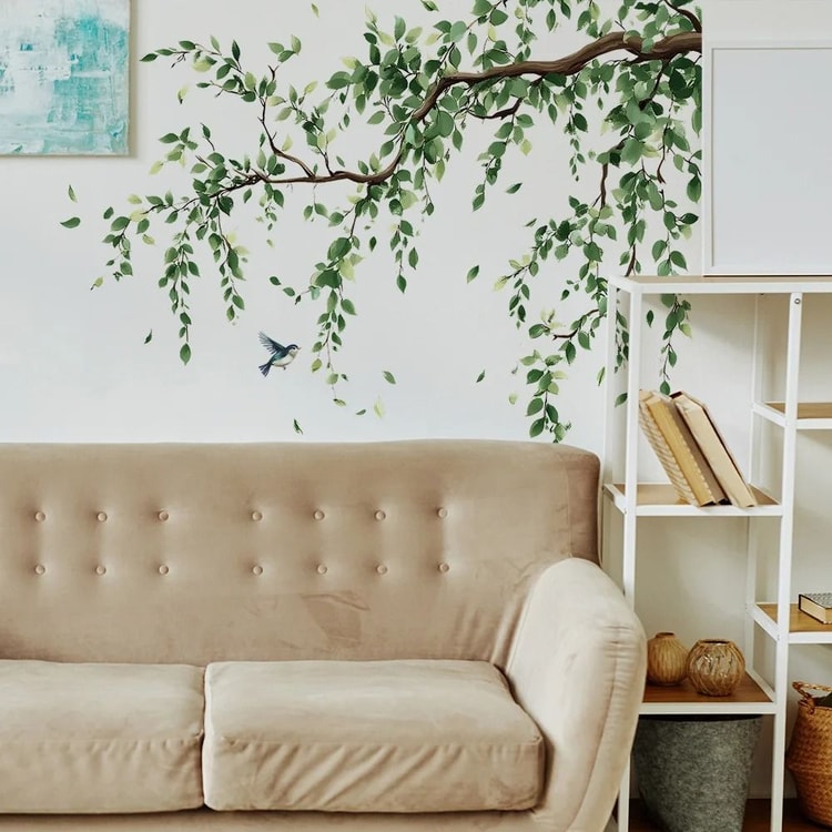 Creative Tree Wall Sticker – Removable Peel & Stick Wall Décor for Living Room & Bedroom