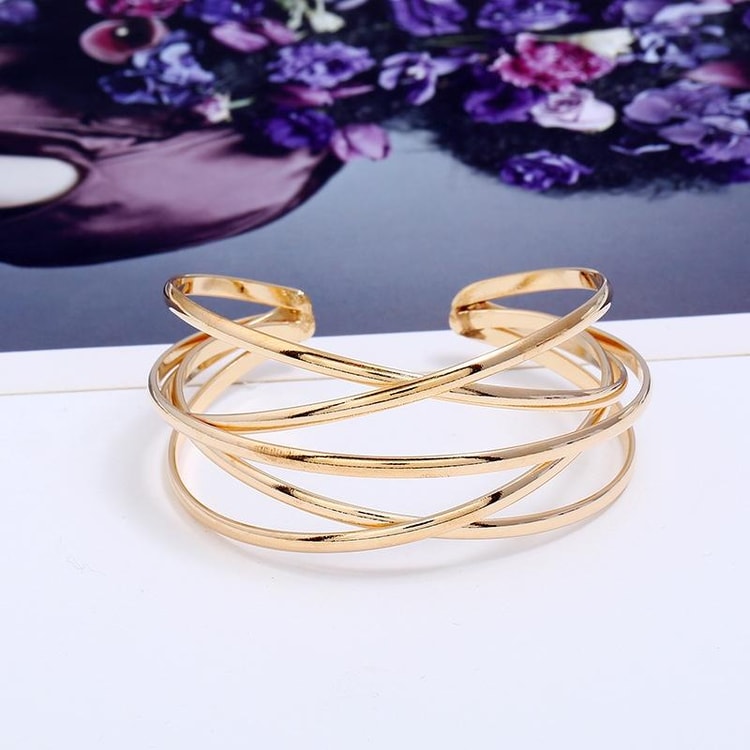Elegant Open Cuff Bangle Bracelet – Fashion Jewelry for Everyday & Special Occasions