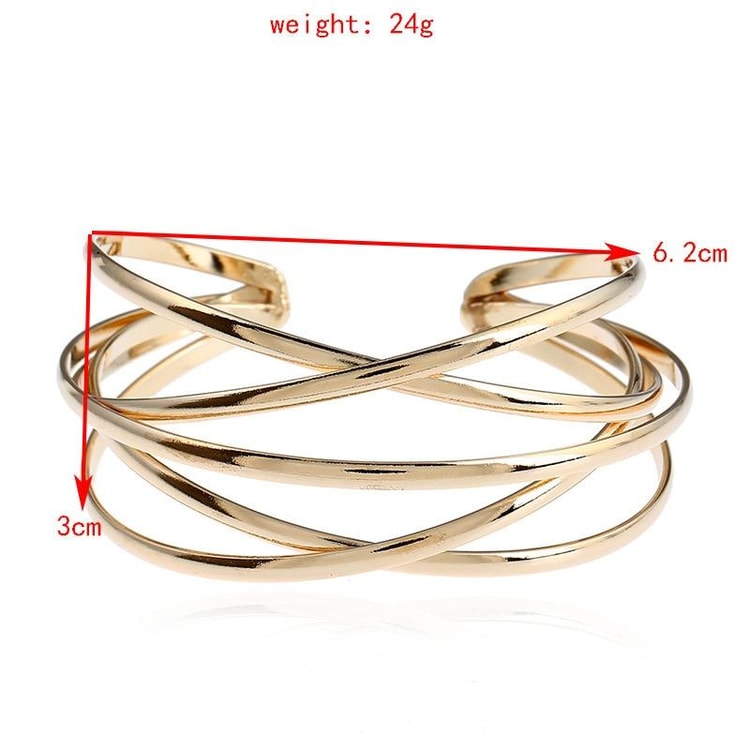 Elegant Open Cuff Bangle Bracelet – Fashion Jewelry for Everyday & Special Occasions