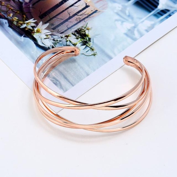 Elegant Open Cuff Bangle Bracelet – Fashion Jewelry for Everyday & Special Occasions