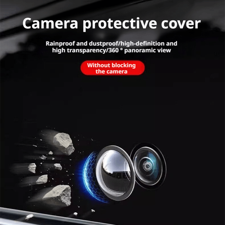 Car Camera Lens Protector Set – Scratch-Resistant Lens Cover for Vehicle Cameras (2 Pack)