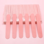 Pink Wooden Nail Files – 8.5 cm Manicure & Pedicure Nail Care Tool (100 Pack)