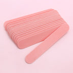 Pink Wooden Nail Files – 8.5 cm Manicure & Pedicure Nail Care Tool (100 Pack)