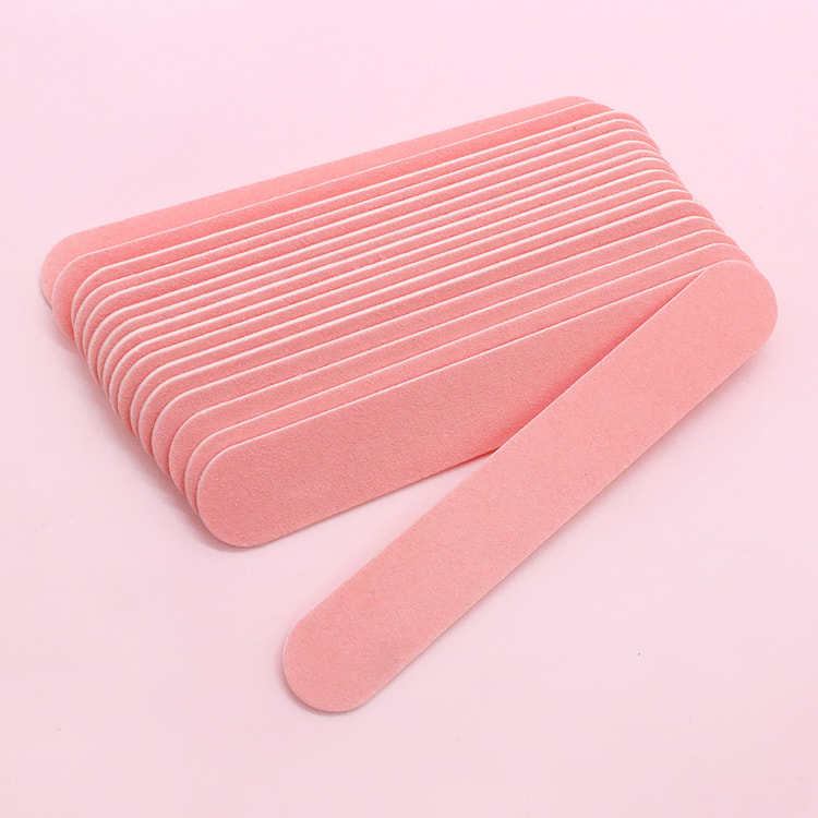 Pink Wooden Nail Files – 8.5 cm Manicure & Pedicure Nail Care Tool (100 Pack)