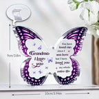 Butterfly Shaped Acrylic Keepsake – Decorative Gift for Family & Friends