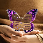 Butterfly Shaped Acrylic Keepsake – Decorative Gift for Family & Friends