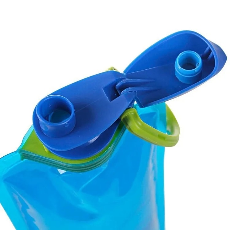 Foldable Reusable Water Bottle – Flexible Travel Bottle for Camping & Outdoor Activities