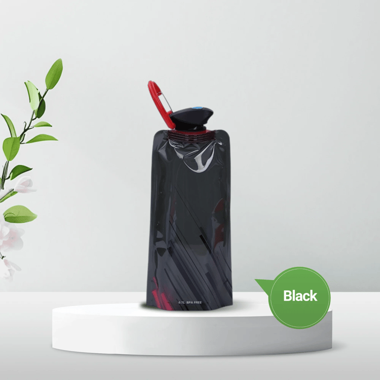 Foldable Reusable Water Bottle – Flexible Travel Bottle for Camping & Outdoor Activities
