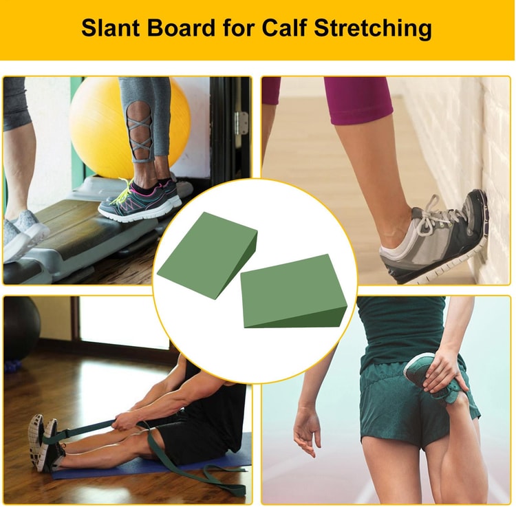 EVA Foam Yoga Wedge Block – Slant Board for Stretching, Yoga, Pilates & Exercise