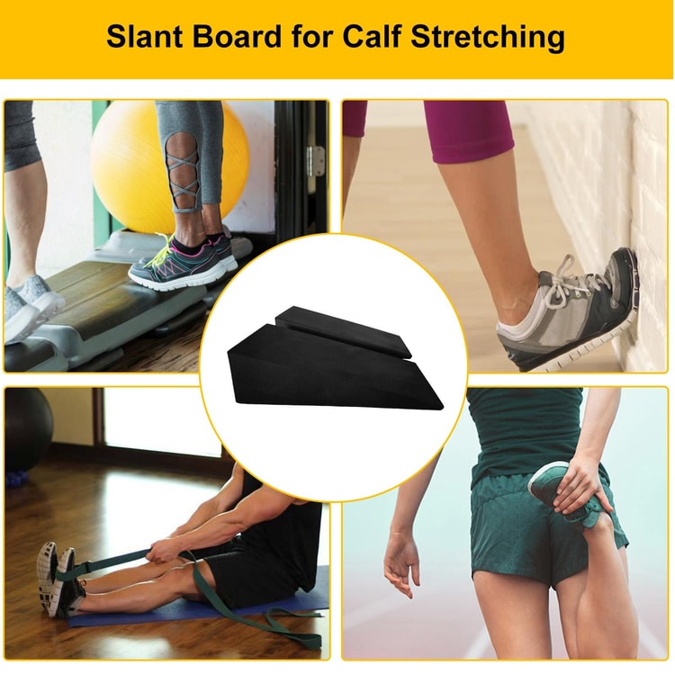 EVA Foam Yoga Wedge Block – Slant Board for Stretching, Yoga, Pilates & Exercise