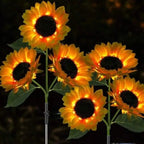 Solar Sunflower Garden Stake Lights – Outdoor LED Decorative Lights for Garden, Patio & Pathway