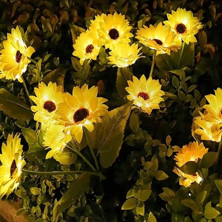 Solar Sunflower Garden Stake Lights – Outdoor LED Decorative Lights for Garden, Patio & Pathway