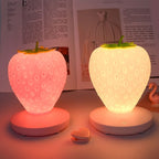 Touch-Sensitive Strawberry Table Lamp – Charming Strawberry Lampshade for Home Decor, Gift Ideas