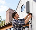 360 Degree Amplified HDTV Outdoor Antenna - UHF/VHF Digital TV Antenna with Signal Filter, Stand and Wall Mount